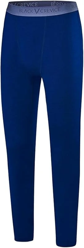 Black Crevice Herren Merino Unterhose I Hochwertige Merino Unterwäsche Herren I Merino Ski-Unterwäsche Herren aus 70% Merinowolle & 30% PES I Temperaturregulierende Merino Unterhose Herren — Heizkleidung