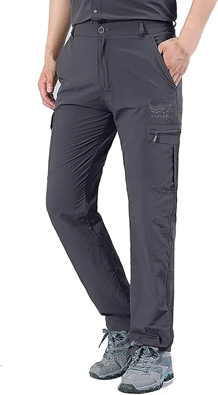 Generisch Herren Outdoor Hose mit Stretch für Aktivitäten wie Wandern Klettern Angeln schnell trocknend Winddicht als Bequeme Cargo Arbeitshose — Heizkleidung