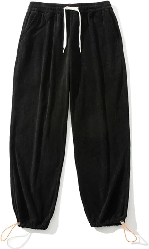 Herren Kordhose Streetwear Freizeithose Running Sporthose Trainingshose — Heizkleidung