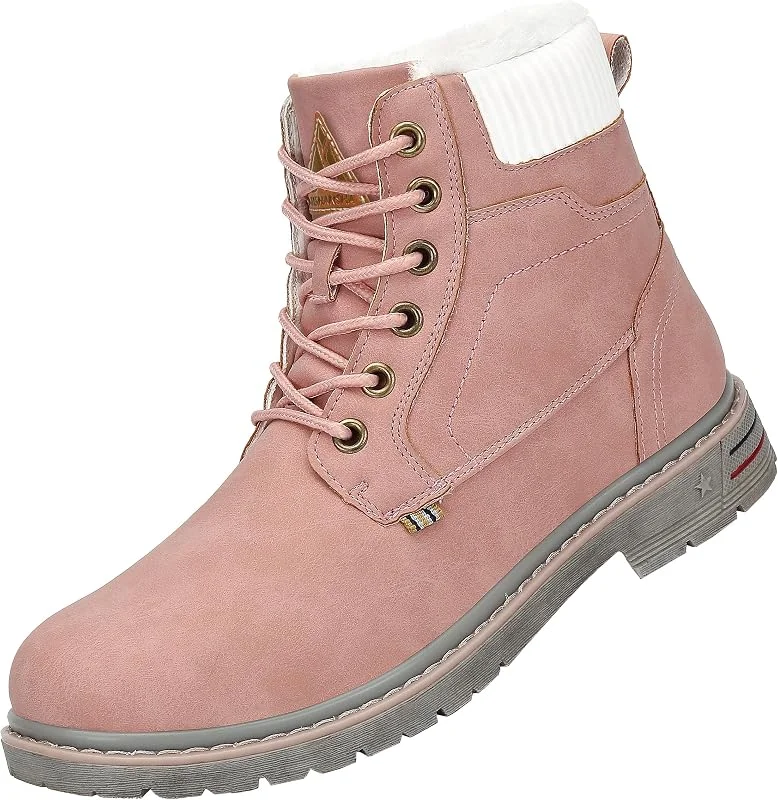 Mishansha Winterschuhe Gefüttert rutschfest Schneestiefel 36-48 EU — Heizkleidung