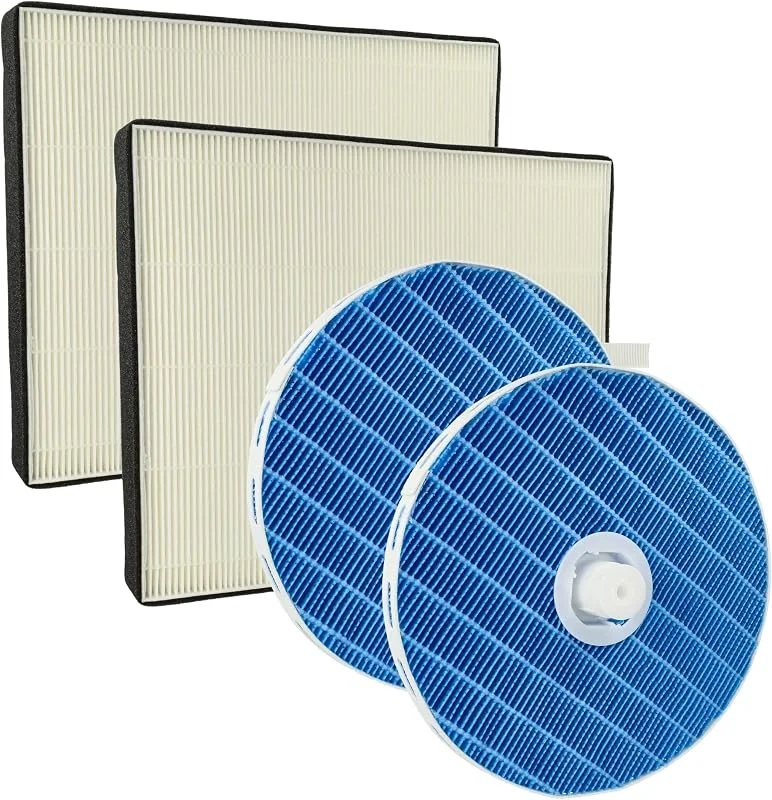vhbw 4-teiliges Filter-Set Ersatz für Philips 18710103760822 für Luftreiniger, Luftwäscher - Filter, Befeuchtungselement — Luftbefeuchter