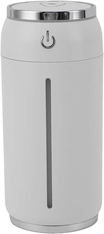 SIXRUN Mini-Luftbefeuchter, Kompakt, Tragbar, USB, 7 Farben Licht für Büro, Schreibtisch, Schlafzimmer, Auto, Luft-Schreibtisch, Mini-Luftbefeuchter (WHITE)