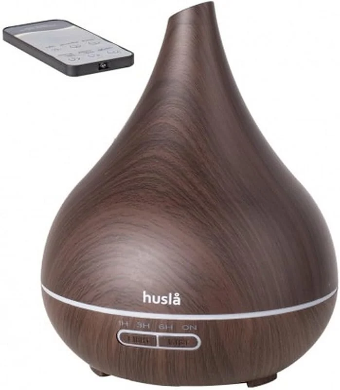 73980 Elegant HUMI Humidifier, Aromatherapy, Ultrasonic Technology, Ultrasilencer, 7 LED color option, Remote Control — Luftbefeuchter