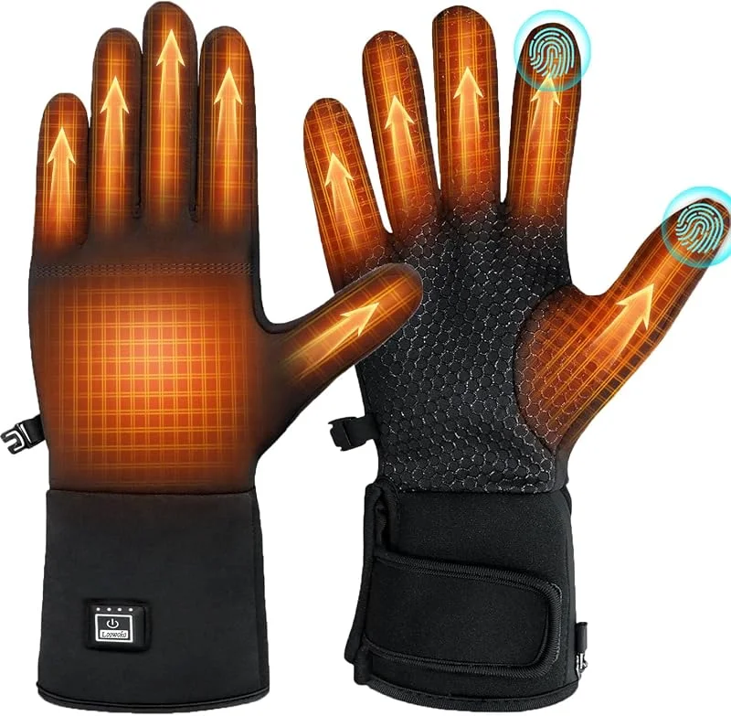 Loowoko Beheizbare Handschuhe Damen mit akku 7.4v 3000mah × 2 — Heizkleidung
