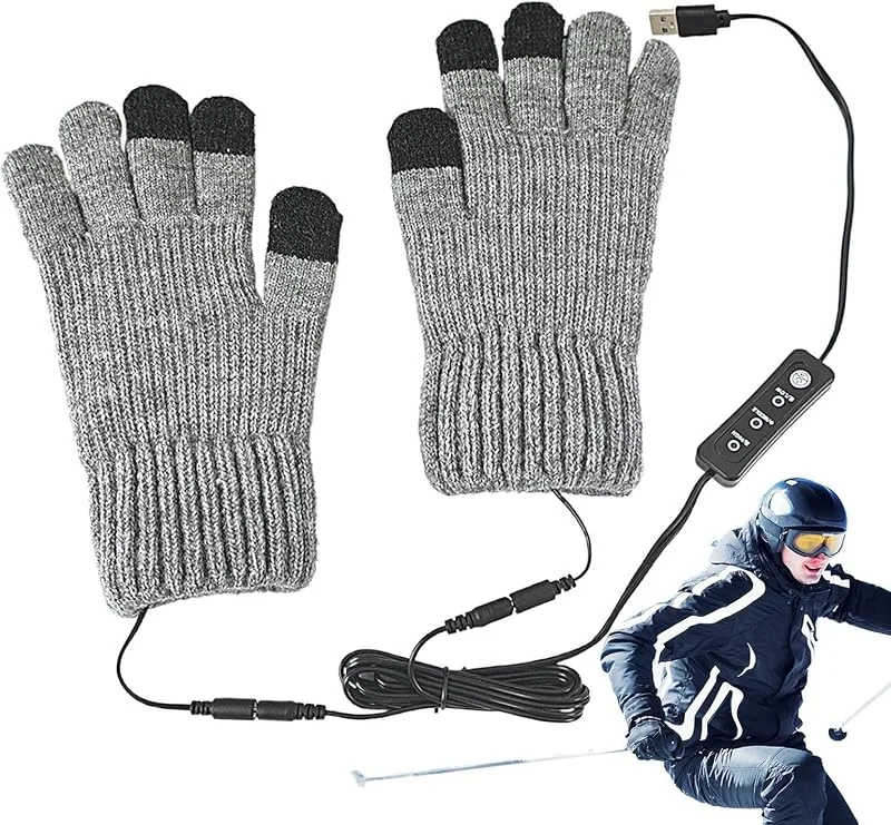 Beheizte Handschuhe für Motorrad, elektrisch, USB — Heizkleidung