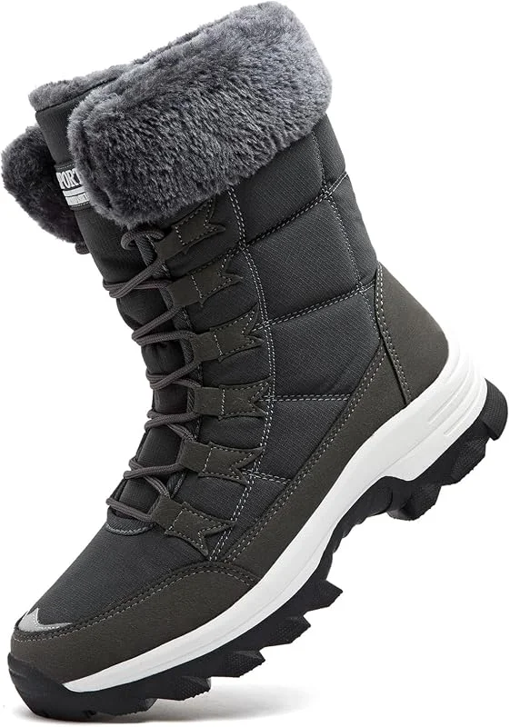 Schneestiefel Damen Gefüttert Winterstiefel Gr.37-43 — Heizkleidung