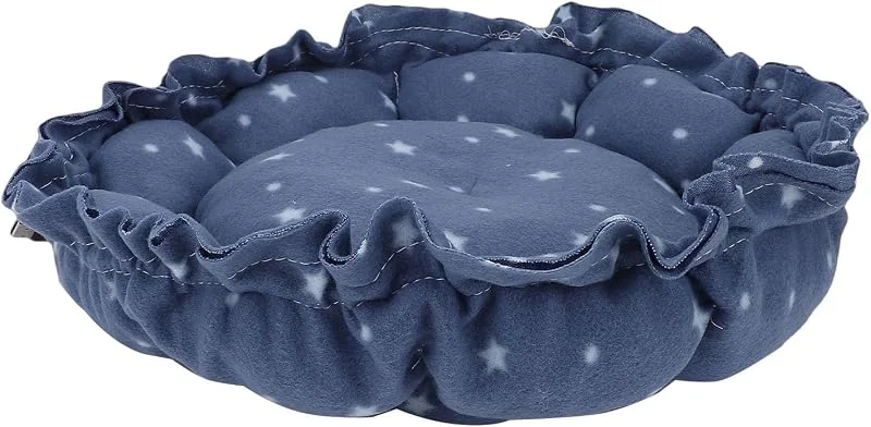 EMUKOEP Haustier-Heizbett, USB-betriebene Doppelseitige Flanell-Elektro-Katze-Hund-Heizmatte, mit Verstellbarem Kordelzug, für den Innen- und Außenbereich auf Reisen — Heizung Warmepumpe
