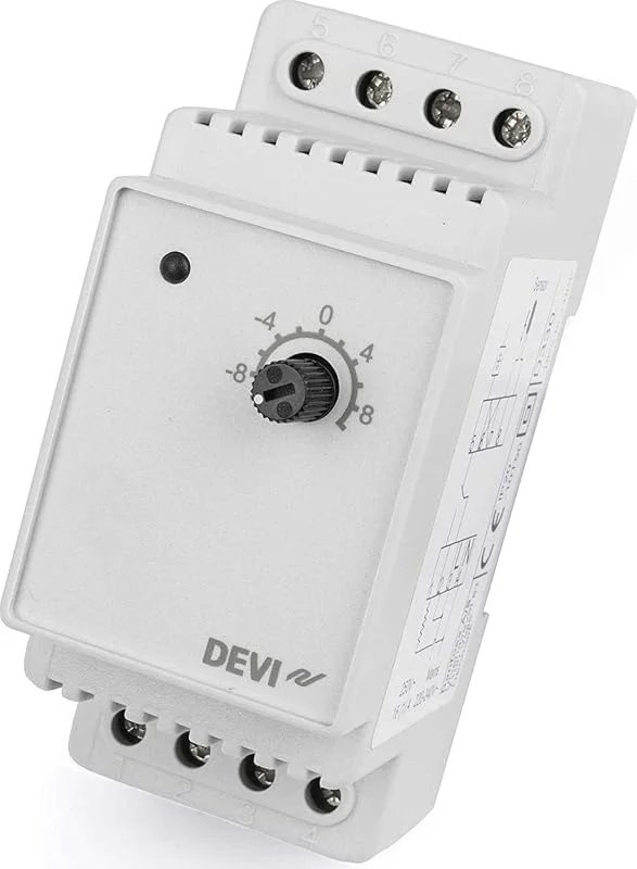 Devi 140F1070 x Thermostat 230 V reinweiß x — Heizung Warmepumpe
