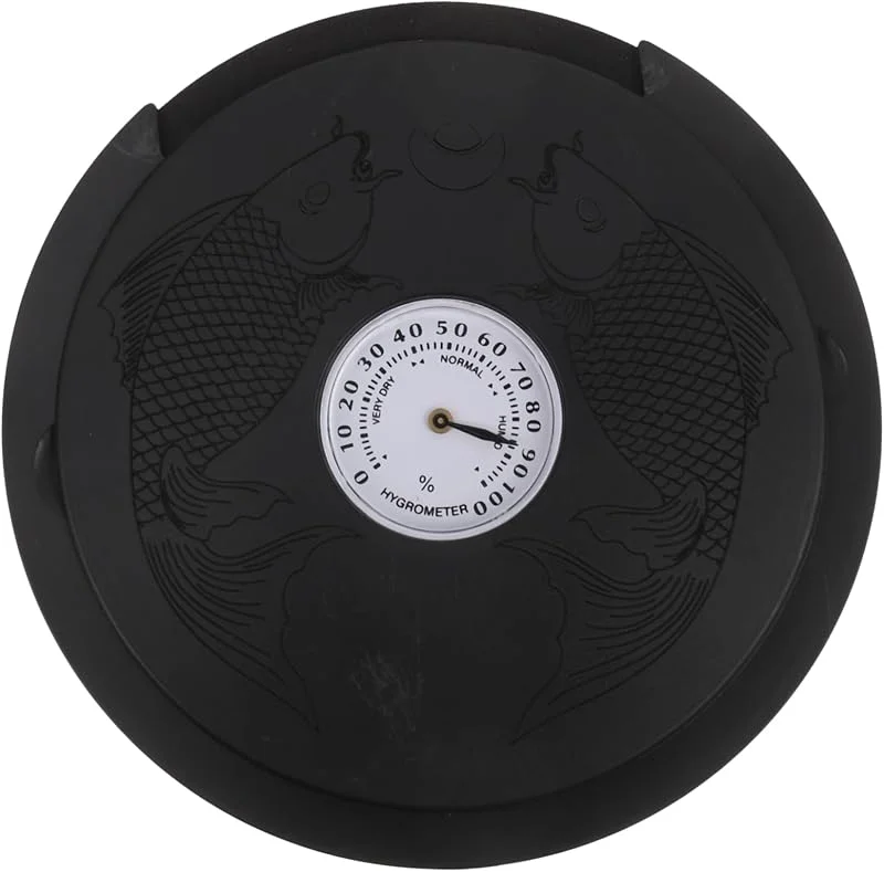 VICASKY 2stücke Gitarren-luftbefeuchter Mit Hygrometer Akustikgitarre Schalllochabdeckung Für Optimale Luftfeuchtigkeit Schützt Vor Schäden Durch Trockenheit Einfache Installation