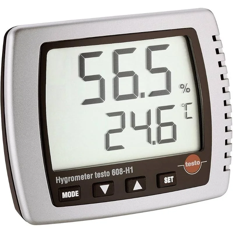 Testo 608-H1 Hygrometer 50 °C, Typ Thermo-Hygrometer ±3%RH, absolut 50 °C, 95%RH, ±0.5 + 1 Digit °C — Luftbefeuchter