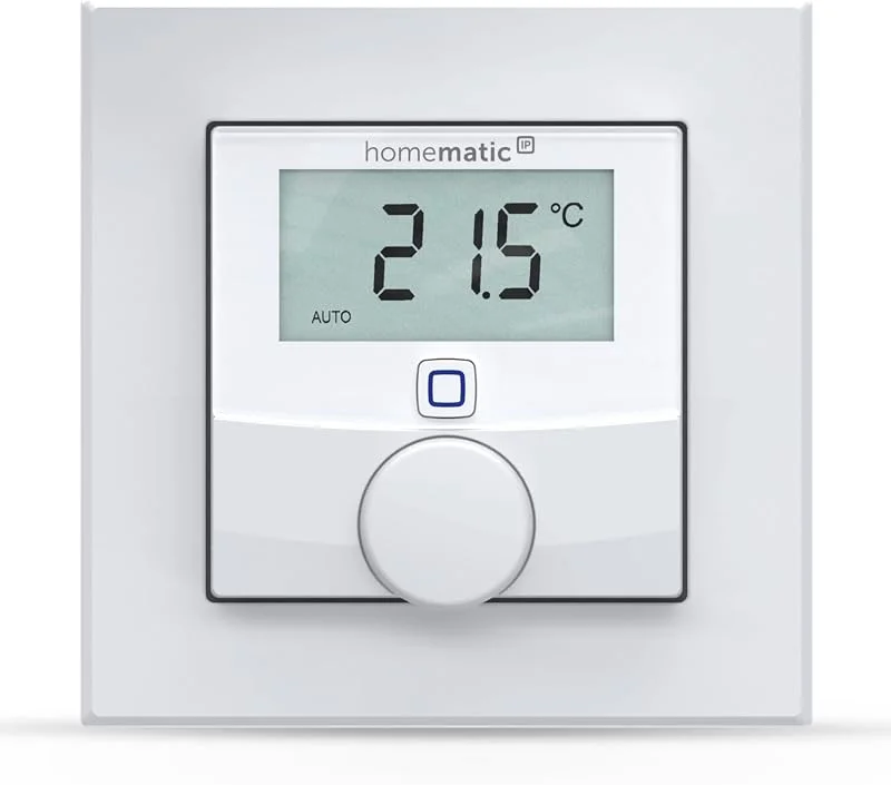Homematic IP Wandthermostat mit Luftfeuchtigkeitssensor — Heizung Warmepumpe