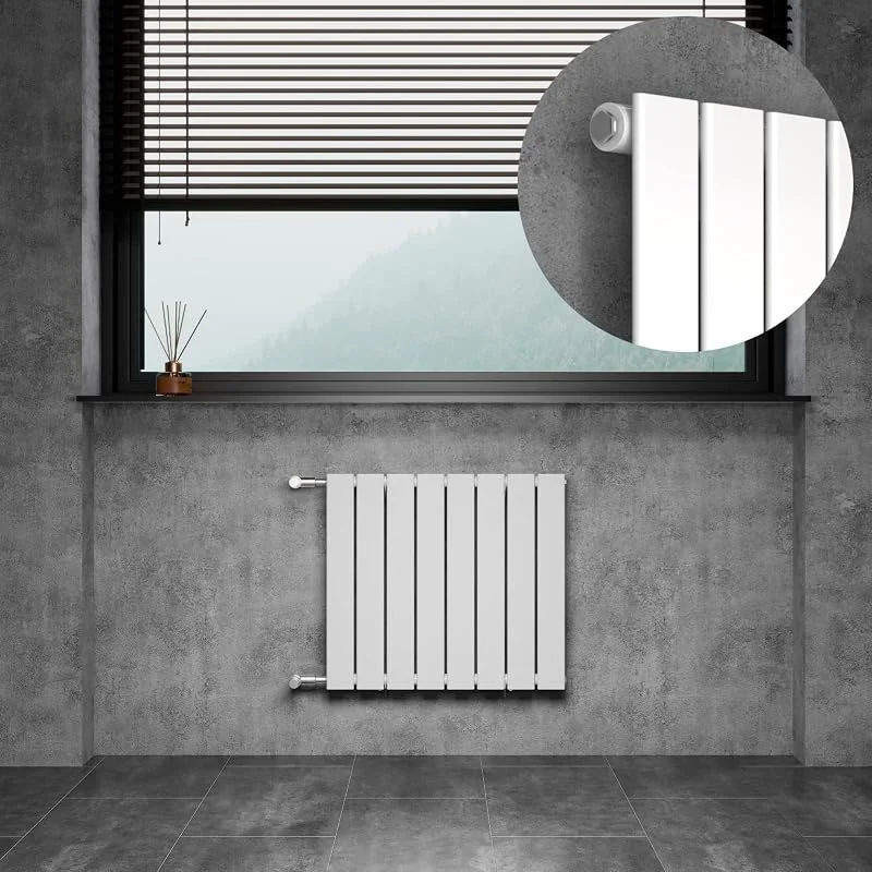 WITEN&NOCK Badheizkörper 55x60cm mit Seitenanschluss Weiß Einlagig — Heizung Warmepumpe