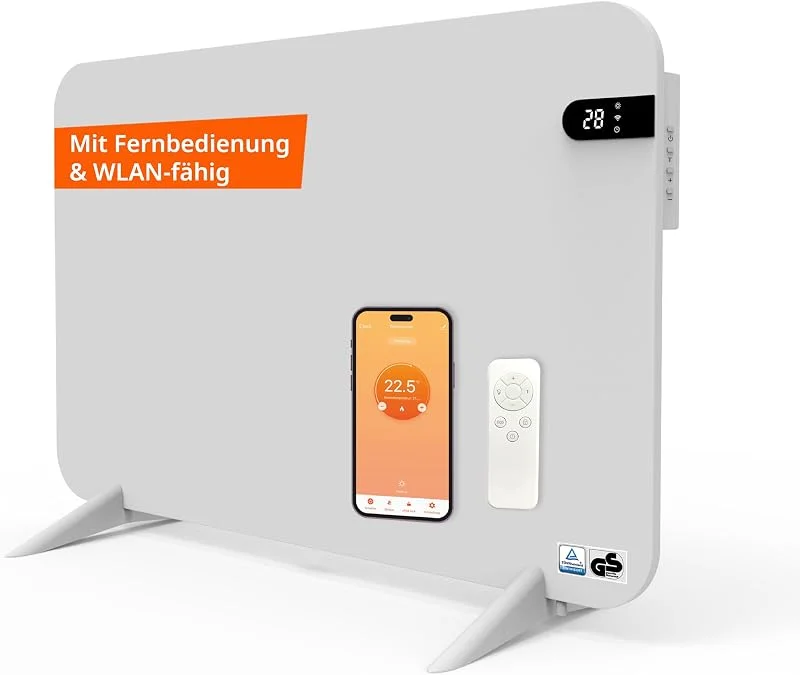 Könighaus Smart Dual-Infrarotheizung V2 450 W - Weiß — Heizung Warmepumpe