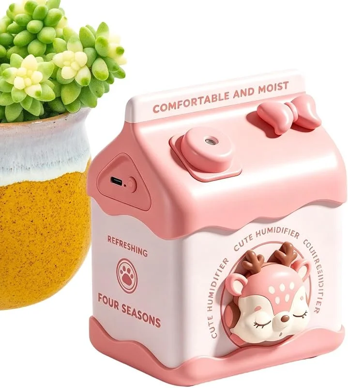 Luftbefeuchter für Schlafzimmer, Schreibtischdampfer in Kartonform