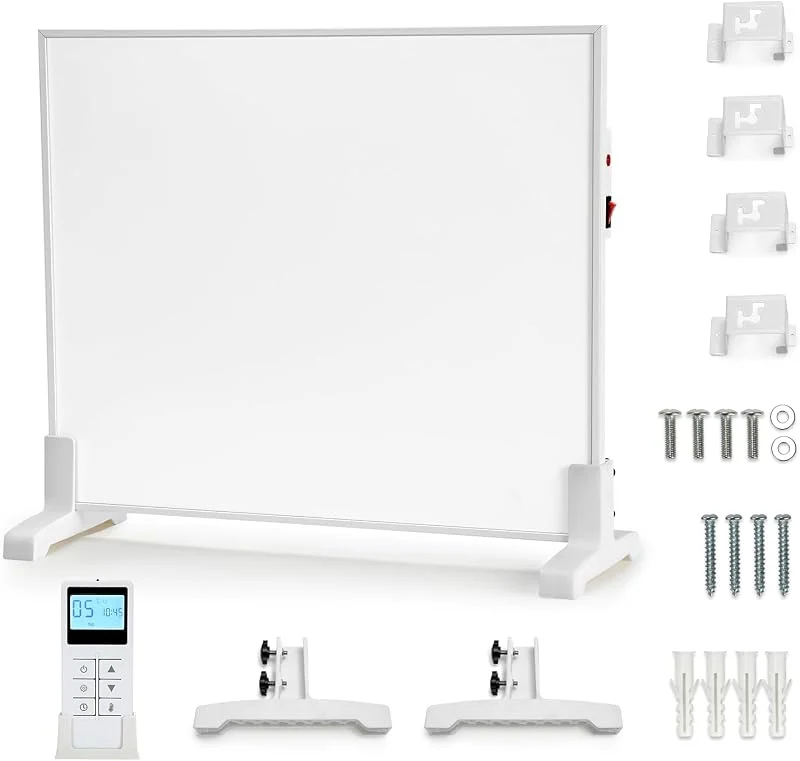 Eulenke Infrarotheizung 300W mit Thermostat, Wandheizung Elektrisch — Heizung Warmepumpe