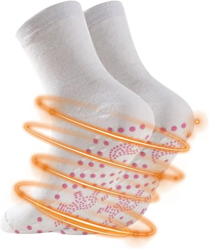 Beheizte Socken – mit Massage zum Abnehmen und sanfter Wärme, selbstheizende Thermo-Socken, für Wandern, Angeln, Skifahren, Eislaufen, Radfahren, Arbeit, Outdoor, Winteraktivitäten — Heizkleidung