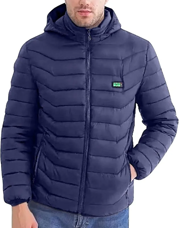 KHIRVWL Beheizbare Jacke Herren Heizjacke Warme Steppjacke mit 21 Heizzonen — Heizkleidung