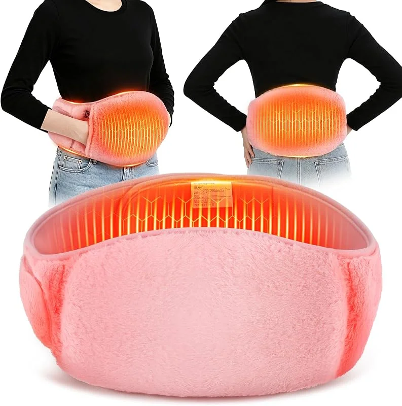 Wärmekissen für die Periode, USB-Heizkissen, 3 Heizstufen, Rosa — Heizkleidung