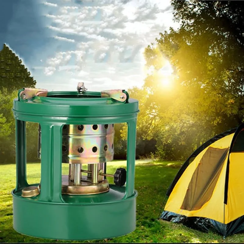 Petroleumheizung, Mini Petroleumofen, Campingkocher mit 8 Docht, zum Heizen, Petrolium-heizer Outdoor Leicht Heizofen, Tragbar Schmiedeeisen Petroleumofen — Heizung Warmepumpe