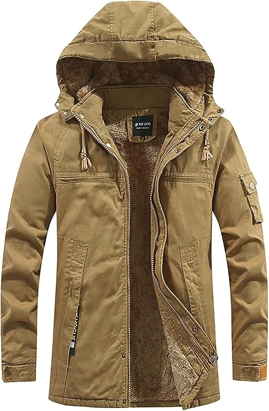 Winterjacke Herren Warm Zipper Hoodie Herren Beheizbare Jacke Fleecejacke Herren Modische Bomberjacke Herren Skijacke Herren Wintermantel Herren Arbeitsjacke Herren Freizeit Softshelljacke Herren — Heizkleidung