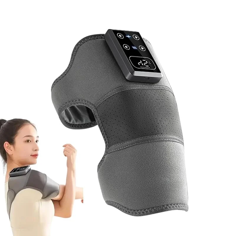 Wärmekissen für Knie, mit Massagegerät, elektrisch, für Knie, kabelloses Design, für Ellbogen, Waden, Strümpfe, Br — Heizkleidung