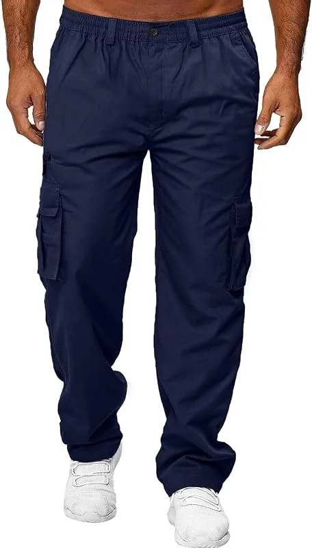 Arbeitshose Herren Schwarz Stretch Baggy Cargo Hose Mit Taschen Multi Taschen Trekkinghose Gro遝 Gr鲞en Casual Alltagshose Leicht Tactical Hosen Schlupfhosen F黵 Men — Heizkleidung
