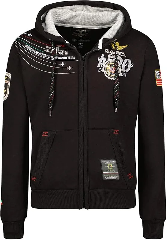 Geographical Norway Herren Hoodie Jacke Faero — Heizkleidung