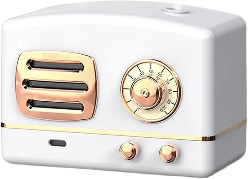 Luftbefeuchter Retro-Radio-Luftbefeuchter, Ultraschall-Zerstäuber mit großem Fassungsvermögen, ätherisches Öl, Diffusor, tragbarer Desktop-Luftbefeuchter for zu Hause Raumluftbefeuchter (Color : C-20
