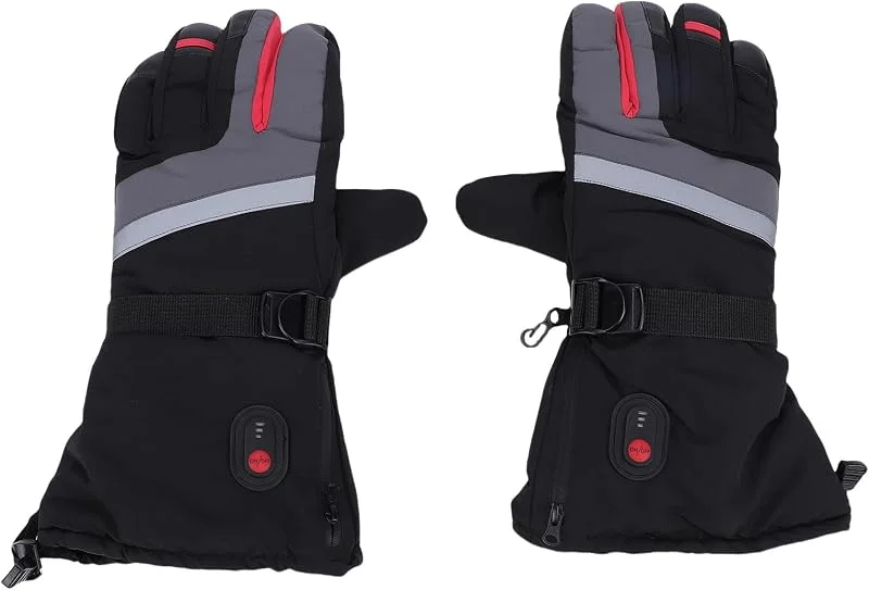 Beheizte Handschuhe für Männer und Frauen, 3 Einstellungen, Wasserdicht, Touchscreen, Handwärmer, Elektrische Heizhandschuhe, Zum Radfahren, Skifahren, Snowboarden, Wandern — Heizkleidung