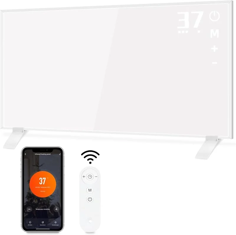 Infrarotheizung Thermostat Infrarot Wandheizung - Standgerät — Heizung Warmepumpe