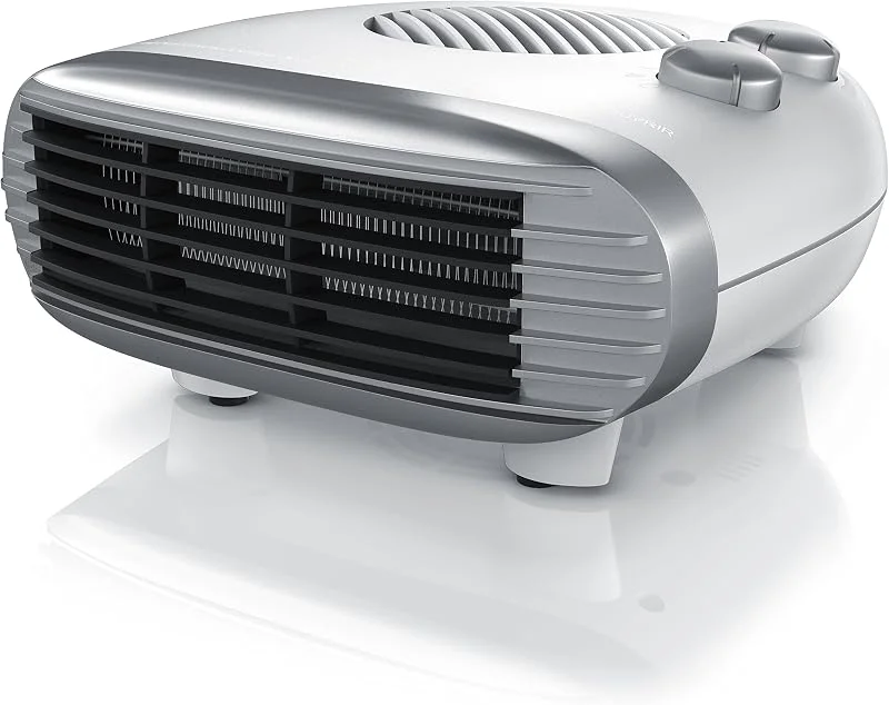 Brandson Heizlüfter energiesparend leise, 3 Leistungsstufen, Heizlüfter Bad mit Thermostat, Betriebsanzeige 2000W, geräuscharm energieeffizient, Überhitzungsschutz, automatische Abschaltung — Heizung Warmepumpe