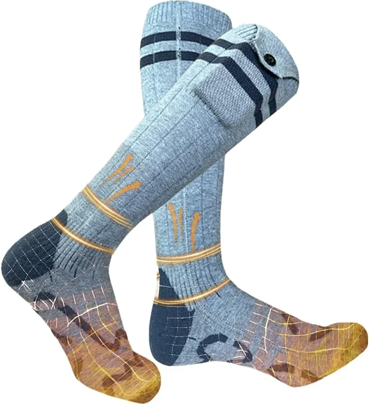 Beheizbare Socken Damen Schnellheizung elektrisch wiederaufladbar waschbar — Heizkleidung