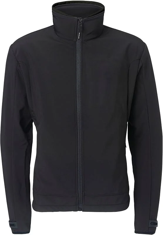 30seven, Beheizbare Softshell-Jacke für Herren, Gerader Schnitt, Fleece-Futter, Bis zu 5 h Kontinuierliche Wärme, Mit Super-Batterie, Schwarz, XL — Heizkleidung