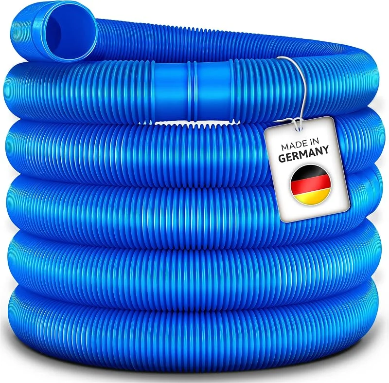 tillvex® Poolschlauch 8m Ø38mm Solarschlauch mit Muffen - Made in Germany — Heizung Warmepumpe