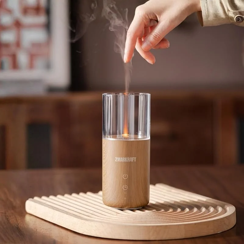 Ultraschall-Aroma-Diffuser, leise, mit sanftem Nachtlicht — Luftbefeuchter