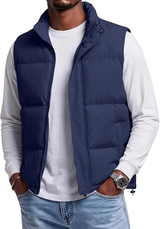 TOFOTL Puffer Weste Herren Ärmellose Warme Leichte Sportlich Outdoor Winter — Heizkleidung