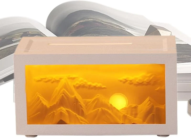 Öl Diffusor Öl Luftbefeuchter Umgebungslichtreiniger Snow Mountain