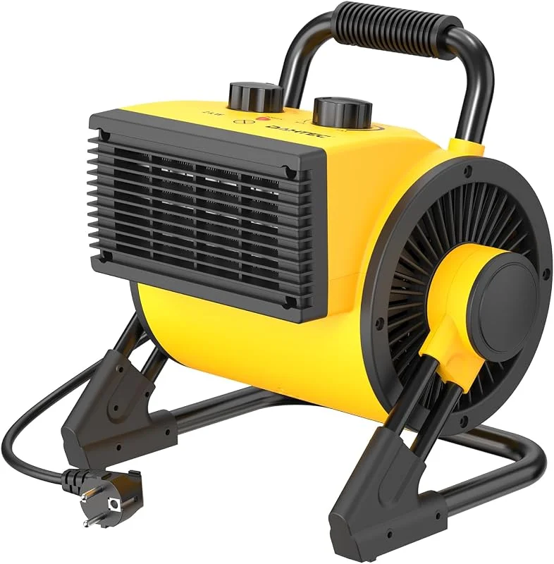 DAHTEC Keramik Heizlüfter 2000 W mit Thermostat Elektroheizer Frostwächter — Heizung Warmepumpe