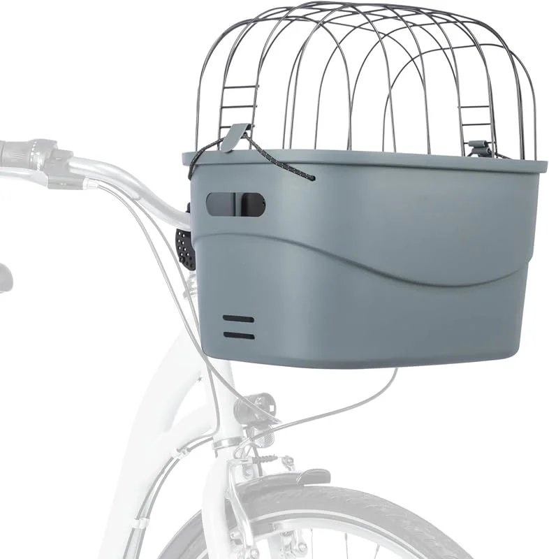 TRIXIE Hundefahrradkorb Lenker, Kunststoff – bis 5 kg, 42 x 39 x 30 cm — Heizung Warmepumpe
