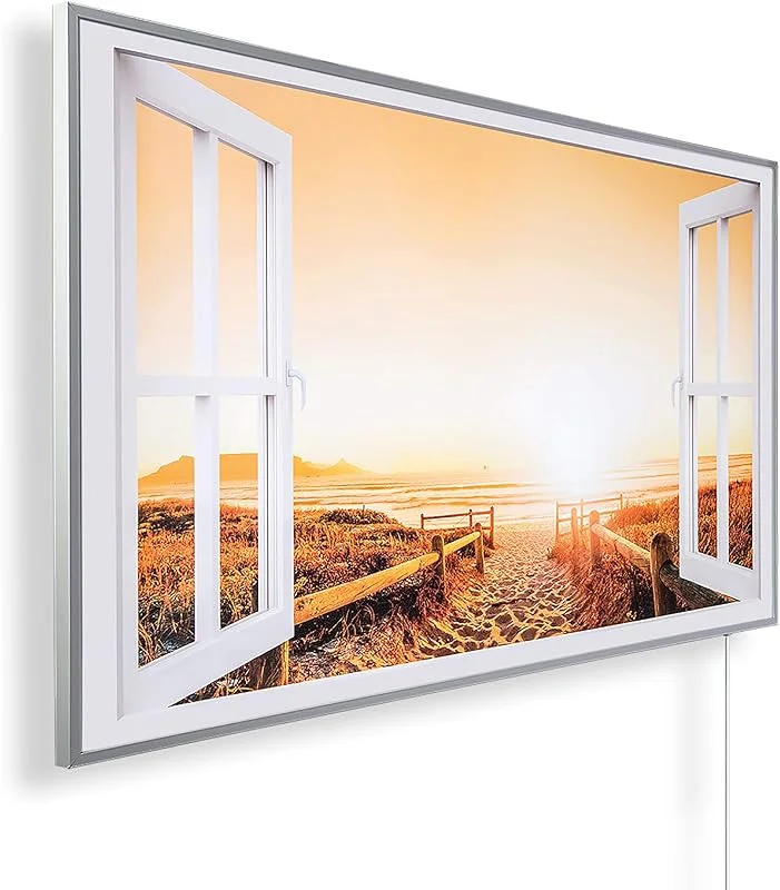 Könighaus Bildheizung 1000 W - Smart Thermostat - 14-26 m² — Heizung Warmepumpe