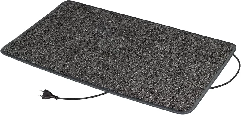 Schreibtischheizung Infrarot Heizteppich Teppichheizung 50x80cm, 51 Watt, 230V, Farbe: Anthrazit - Made in Germany — Heizung Warmepumpe