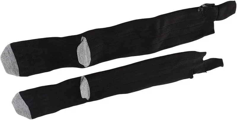 Wiederaufladbare Elektrisch Beheizte Socken, 3 Modi USB-Wärmesocken, Batteriesocken aus Reiner Baumwolle mit Kohlefaserheizung, Ideal für Winter- und Outdoor-Aktivitäten — Heizkleidung