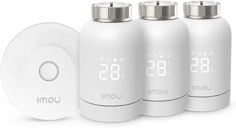 IMOU TRV1 3er Heizkörperthermostat Set mit ZG2 Gateway — Heizung Warmepumpe