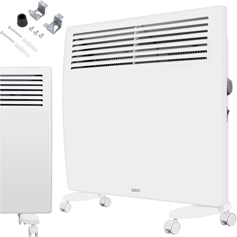 EBERG VECTO V10Y1 Konvektorheizung 1000 W, Thermostat, Weiß — Heizung Warmepumpe
