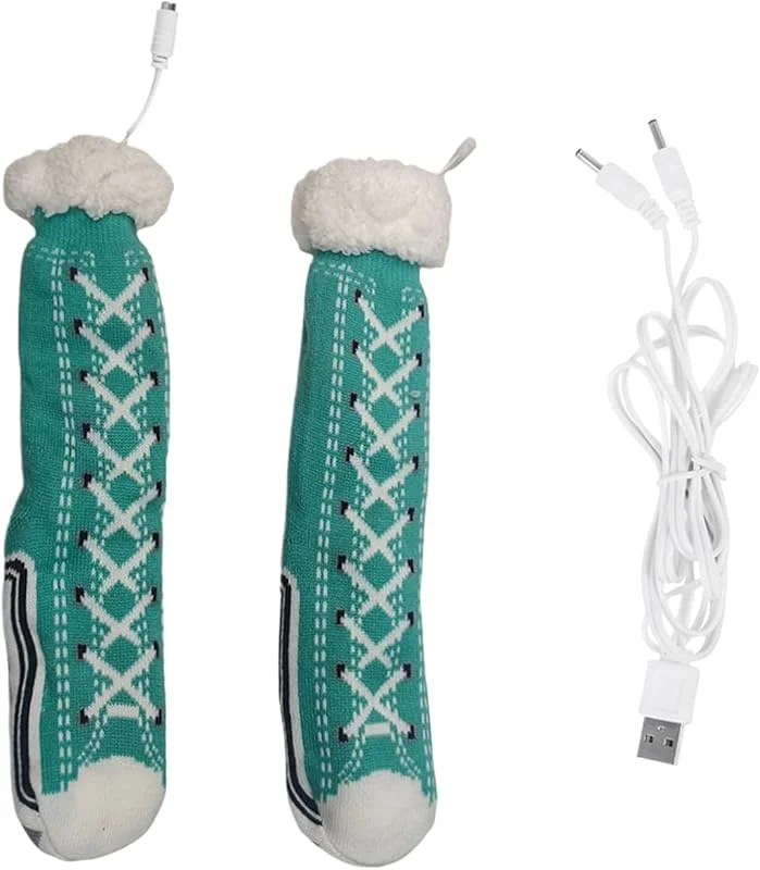 Elektrische Socken Winterwärmend, Kalte Stiefel, Boden, Haushaltsartikel — Heizkleidung