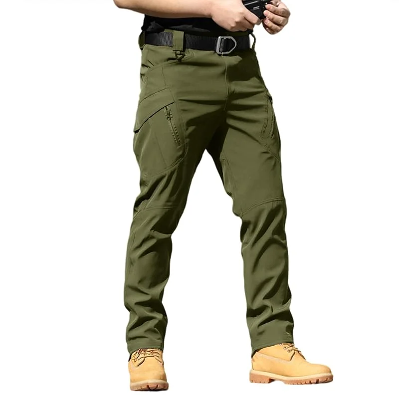 Generisch Cargohose Herren Slim Fit Lang Arbeitshosen Wanderhose Zip Off Outdoor Hosen Arbeitshose Wandern Trekkinghose Männer Cargo Viele Taschen Outdoorhose Trekking Taktische Ranger Hose Ripstop — Heizkleidung