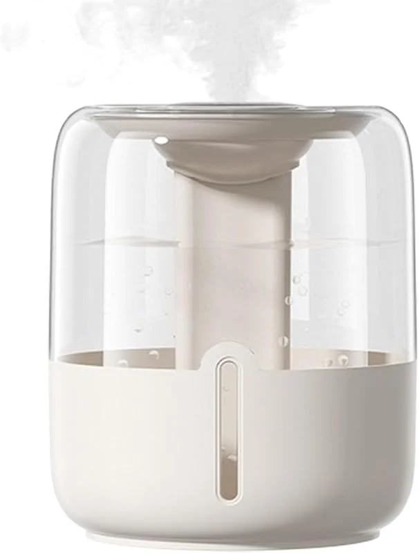 Luftbefeuchter für Schlafzimmer, Kaltnebeldiffusor, 6, 8 l, Luftbefeuchter, Füllbefeuchter, 2 Düsen, Luftbefeuchter für Schlafzimmer, 3 Nebelgetriebe, leise Luftbefeuchter