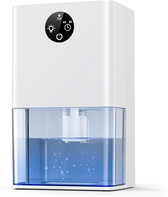 Luftentfeuchter Elektrisch Entfeuchter Keller 1800mL Raumentfeuchter Klein Dehumidifier Automatisches Abtauen Mit Timer 7-Farben RGB Leiser Entfeuchter Elektrisch für Waschküche, Wohnung, Badezimmer — Luftbefeuchter