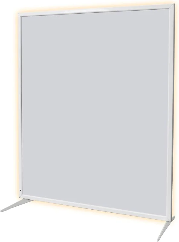 SHX Premium Infrarot Heizung mit WIFI 500W, 5-10 qm, Decken- oder Wandmontage, Standgerät, dimmbare Ambiente Beleuchtung, Fernbedienung, Fenstererkennung, LED Display, Carbon Crystal PET Oberfläche — Heizung Warmepumpe