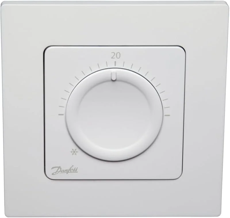 Danfoss 088U1000 Raumthermostate Einbauthermostat weiß — Heizung Warmepumpe